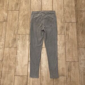 Nine West HR Perfect Super Skinny Jeans 8 Gray High Waist Denim Casual Chic